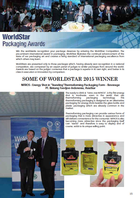 WorldStar Packaging Awards 2015